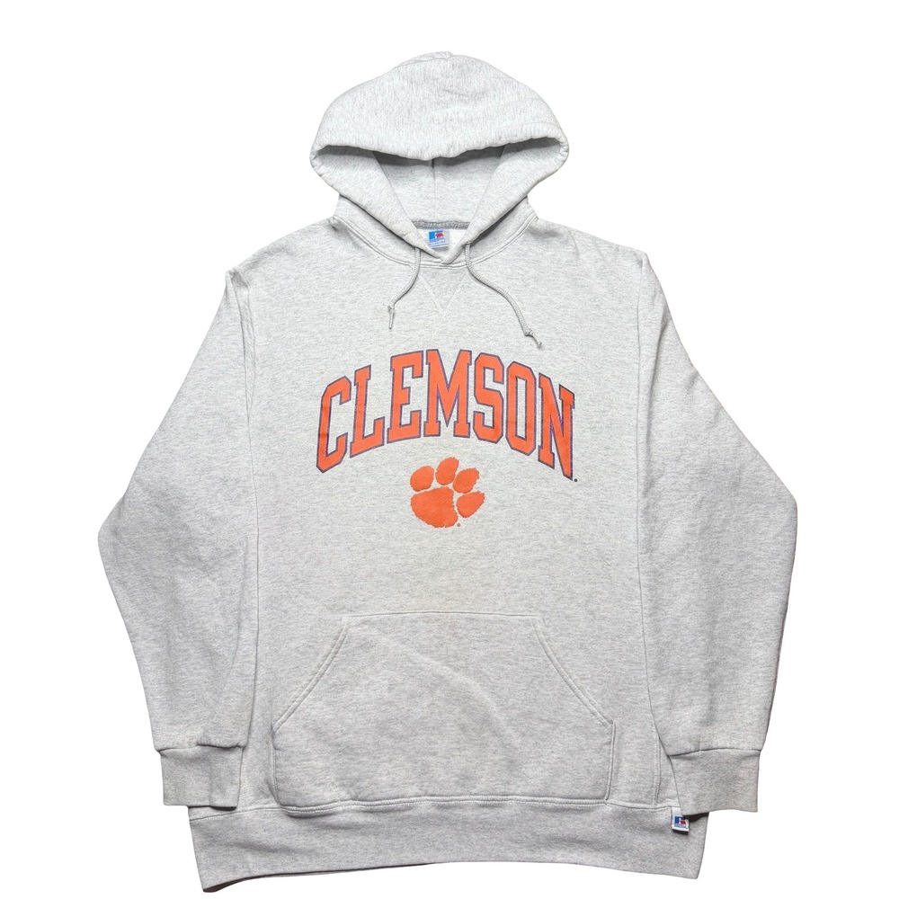 Vintage 2000s Clemson Tigers Russell Athletic college hoody